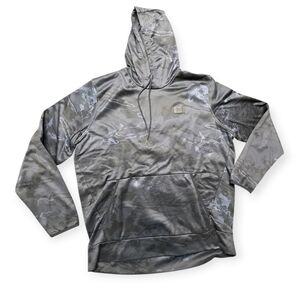 Under Armour Black and Gray Camo Pullover Hoodie